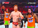 【国语配音】WWE六人大战！希莫斯&吉米兄弟vs安东尼奥塞萨罗&金粉人科迪