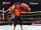【国语配音】WWE正义王者pk虐人巨兽！约翰塞纳霸王举鼎vs大秀哥致命铁拳(201