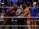 【中文解说】WWE掰手腕力量大赛！马克亨利vs大力士鲁瑟夫(2015.01.19) - wwe美国职