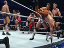 【中文解说】WWE十三人大战上绳挑战赛！安东尼奥塞萨罗vs科菲金士顿vs杰克斯