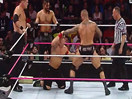 【中文解说】WWE正义王者一对三强弱不等赛！约翰塞纳vs兰迪奥尔顿&赛斯罗