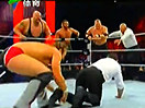 【中文解说】WWE麒麟臂联手山羊君对抗公司帮五人众！罗曼雷恩斯&丹尼尔布