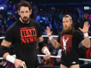 【中文解说】WWE丹尼尔布莱恩爆头韦德巴内特！迪安布罗斯vs米兹(2015.10.10) - 