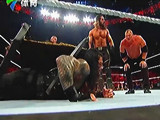 【中文解说】WWE打不死的罗门伦斯！罗曼雷恩斯不死之身模式开启vs凯恩&赛