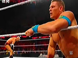 【中文解说】WWE正义王者全美冠军赛大战回旋之王！约翰塞纳vs安东尼奥塞萨罗
