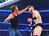 【中文解说】WWE疯子pk大白鲨！迪安布罗斯vs希莫斯-布雷怀亚特现身(2016.04.18) - wwe美国职业摔角