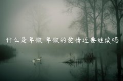 什么是卑微 卑微的爱情还要继续吗
